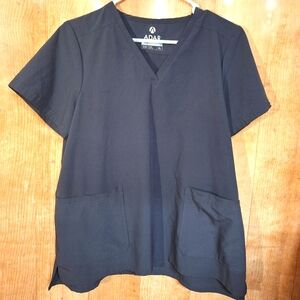 Adar Navy Blue Scrub Top